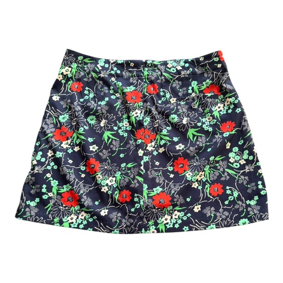 Lady Hagen Navy Blue Floral Print Women's Golf Skirt Skort Size 6 Athletic Sport - Picture 16 of 16